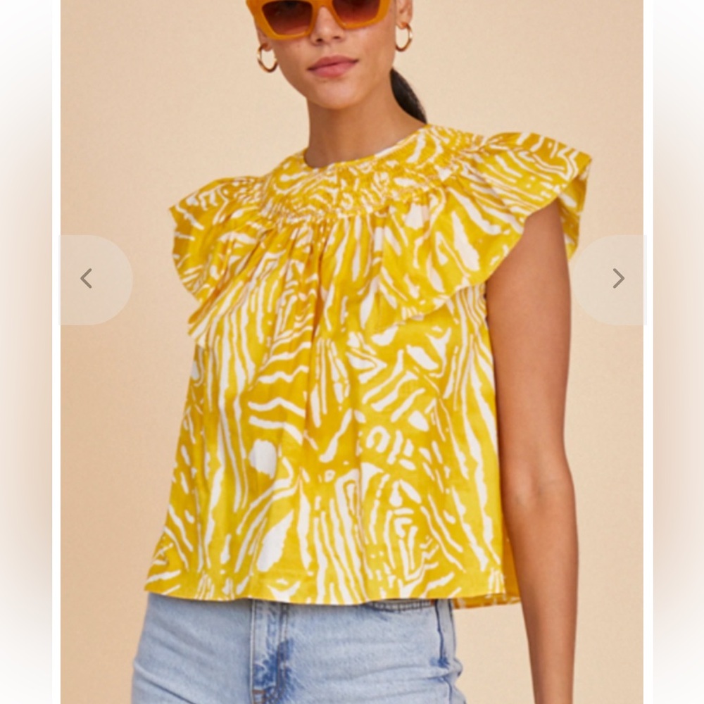 HUNTER BELL Kinser Top Marigold